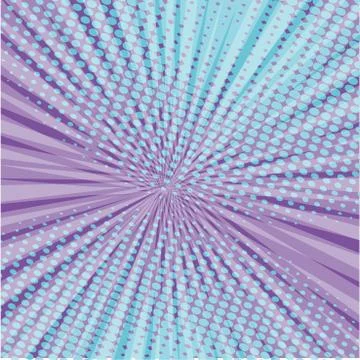 Pop art style halftone explosion with light rays. 스톡 일러스트