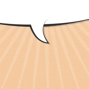Pop art-style speech bubble. Background for the text in the style of comics Stock-Illustration