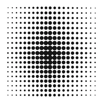Pop Art style vector black dots or background element 스톡 일러스트
