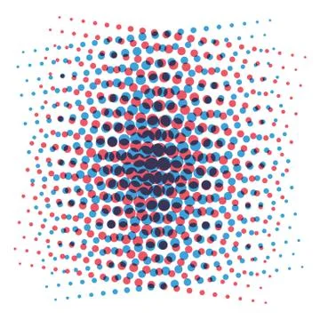 Pop Art style vector dots or background element Illustrazione stock