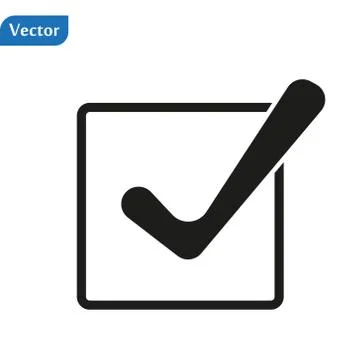 Pop art style vector icon check mark on white background eps10 イラスト素材