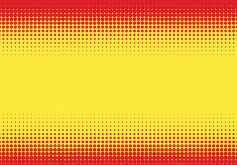 Pop art styled halftone retro background with comic dots イラスト素材