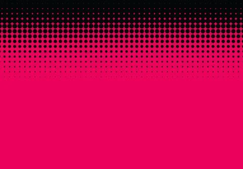 Pop art styled halftone retro background with comic dots Illustrazione stock