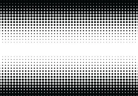 Pop art styled halftone retro background with comic dots Illustrazione stock