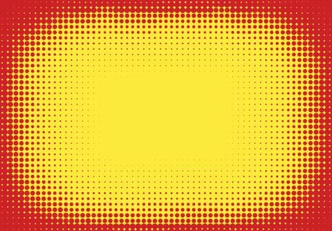 Pop art styled halftone retro background with comic dots イラスト素材