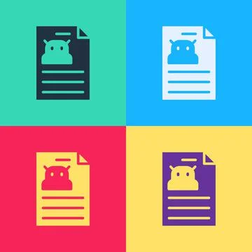 Pop art Technical specification icon isolated on color background. Technical Stock Illustration