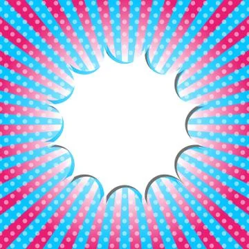 Pop Art template Stock Illustration