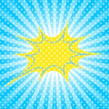 Pop Art template Illustrazione stock