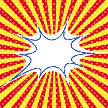 Pop Art template Illustrazione stock