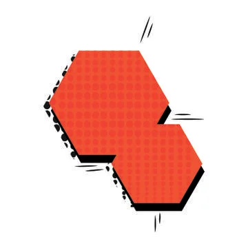 Pop art text box Stock Illustration
