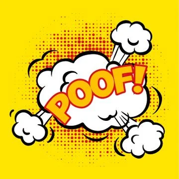 Pop art text bubble, illustration in vector format Stock-Illustration