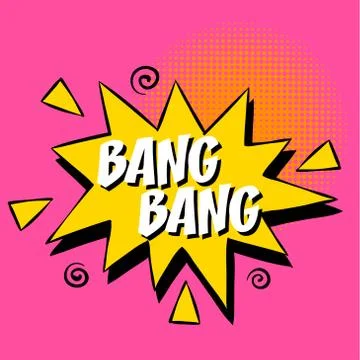 Pop art text bubble, illustration in vector format Illustrazione stock