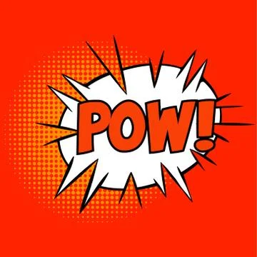 Pop art text bubble, illustration in vector format Stock-Illustration