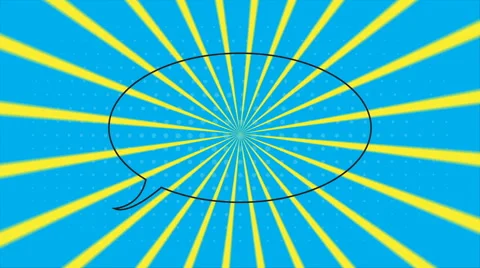 Pop art text bubble. Video animation. Stock Footage 67994916