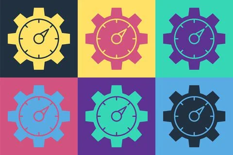 Pop art Web analytics information and development website statistic icon 스톡 일러스트