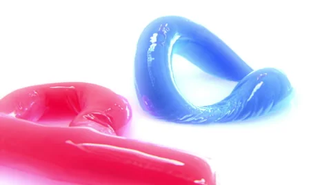 Pop balloon fun title 3d title Vídeos de archivo 49069322