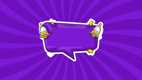 Pop-Up Bubble Chat Important Animated Motion Design Stock Footage 306002365