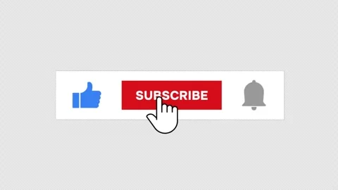 Pop up button animation of Subscribe, Li... | Stock Video | Pond5