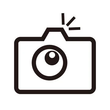 Pop camera icon. Vectors about shooting. Stock Illustration