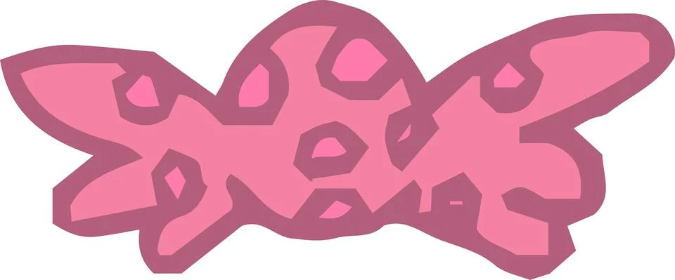 POP Candy wrapper scribbles drawn by children set Stock Illustration