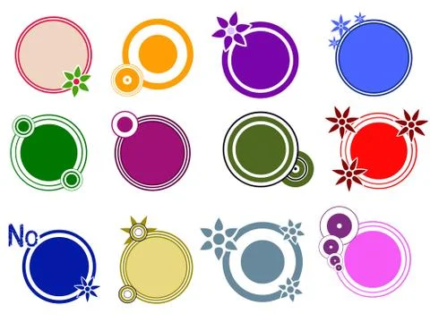 Pop Circles  Stock Illustration