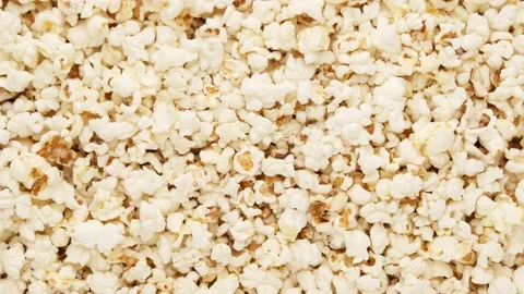 Pop corn - background. Cheese popcorn, dolly shot. Stock Footage 141364864
