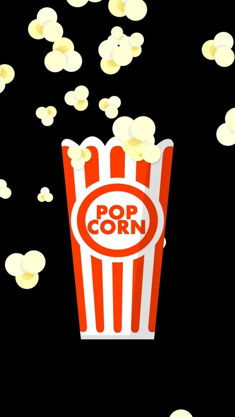 Pop-corn explosion animation Stock-Footage 119517367