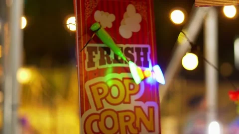 Pop Corn Lights Stockbeeldmateriaal 168387990