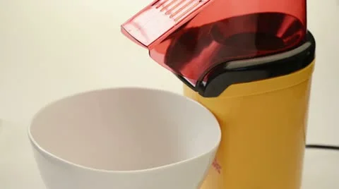 Pop corn machine during production process - Popping corn Stock Footage 22391030