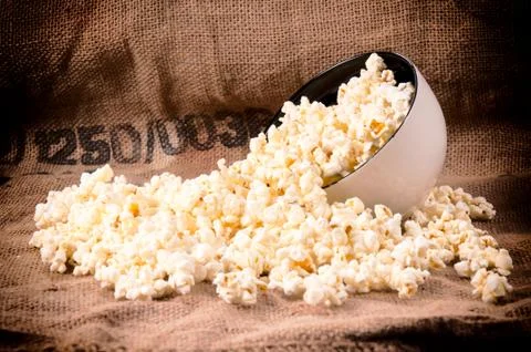 Pop corn time Stock Photos