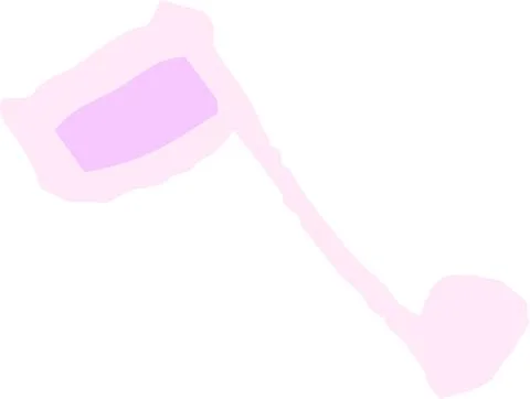 POP Cute musical note scribbles drawn by children 스톡 일러스트