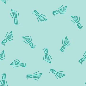 Pop disco party glyph vector seamless pattern 스톡 일러스트