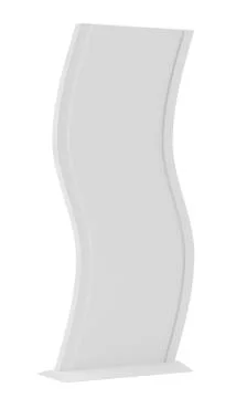 Pop up display on white background. 3d rendering Stock Illustration