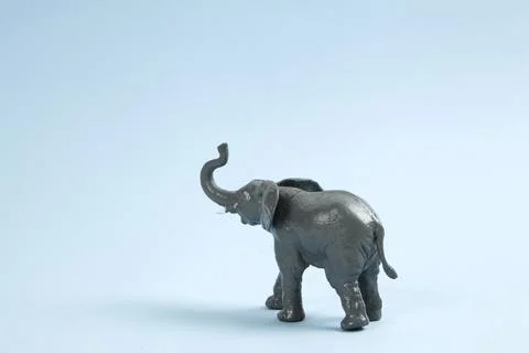 Pop elephant figurine Stock Photos