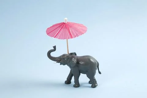 Pop elephant figurine Stock Photos