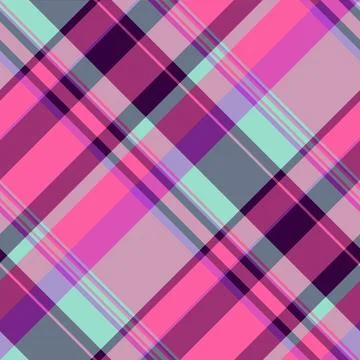 Pop fabric texture vector, multicolor pattern background seamless. Yuletide.. Stock Illustration