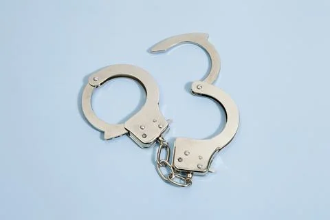 Pop handcuffs Stock Photos