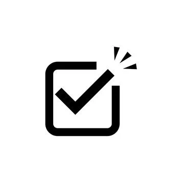 Pop highlight checkbox icon. Vector. Stock Illustration