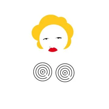 Pop icon 库存插图