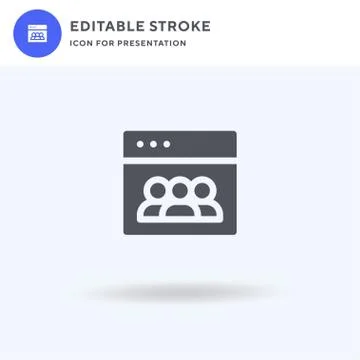 Pop Up icon vector, filled flat sign, solid pictogram isolated on white, logo イラスト素材