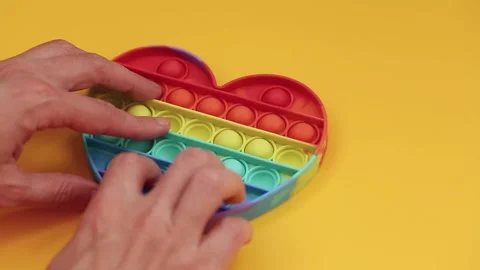 Pop it fidget toy Stock Footage 155014623