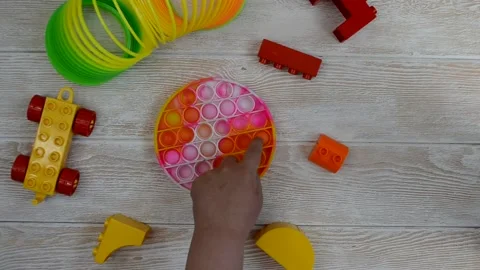 Pop it toy Stock Footage 154726142