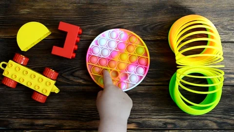 Pop it toy Stock Footage 154726221