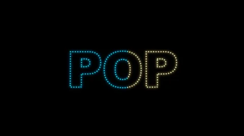 Pop LEDS 02 Stock Footage 33142445