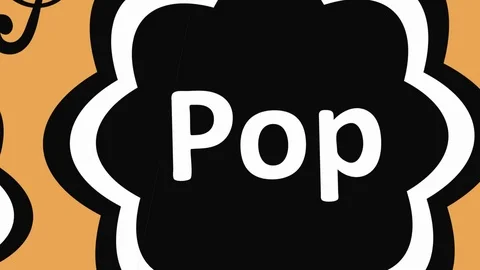 Pop on orange Stock Footage 92584109