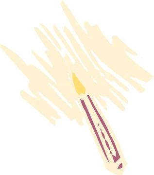 POP Pencil scribble drawn by a child Stock Illustration