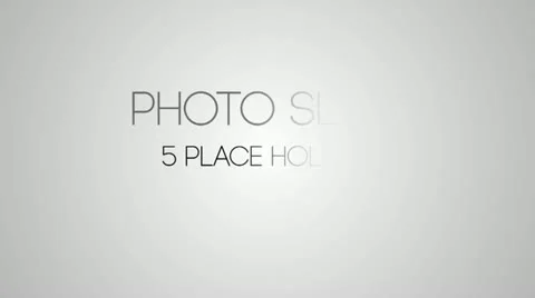Pop up photoslide Stock After Effects
