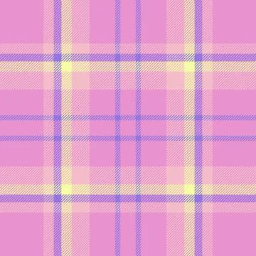 Pop plaid background vector, frame tartan fabric seamless. Square pattern c.. 스톡 일러스트
