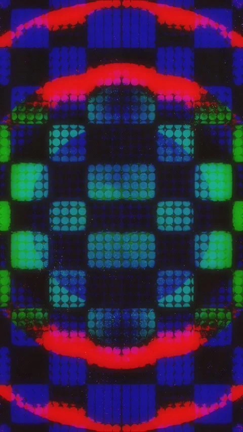 Pop Print Loop. Vibrant Contemporary Motion Graphic Abstract Background Video stock 289577416