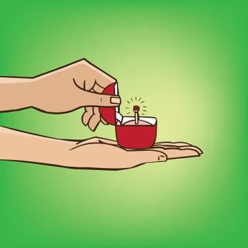 Pop the question Stock Illustration